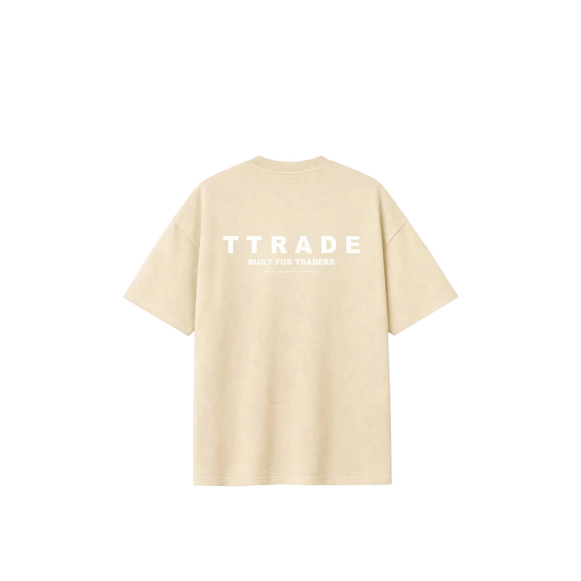 Built For Traders Cream T-Shirt