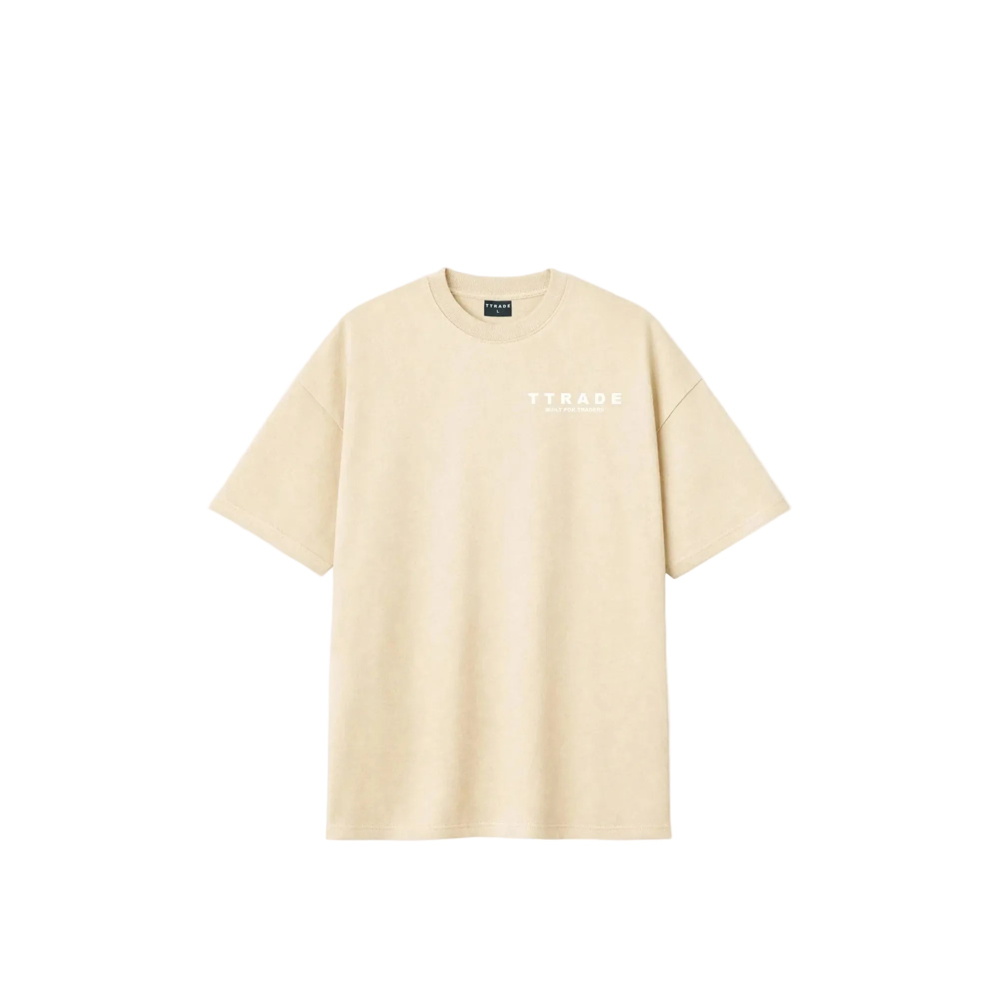 Built For Traders Cream T-Shirt